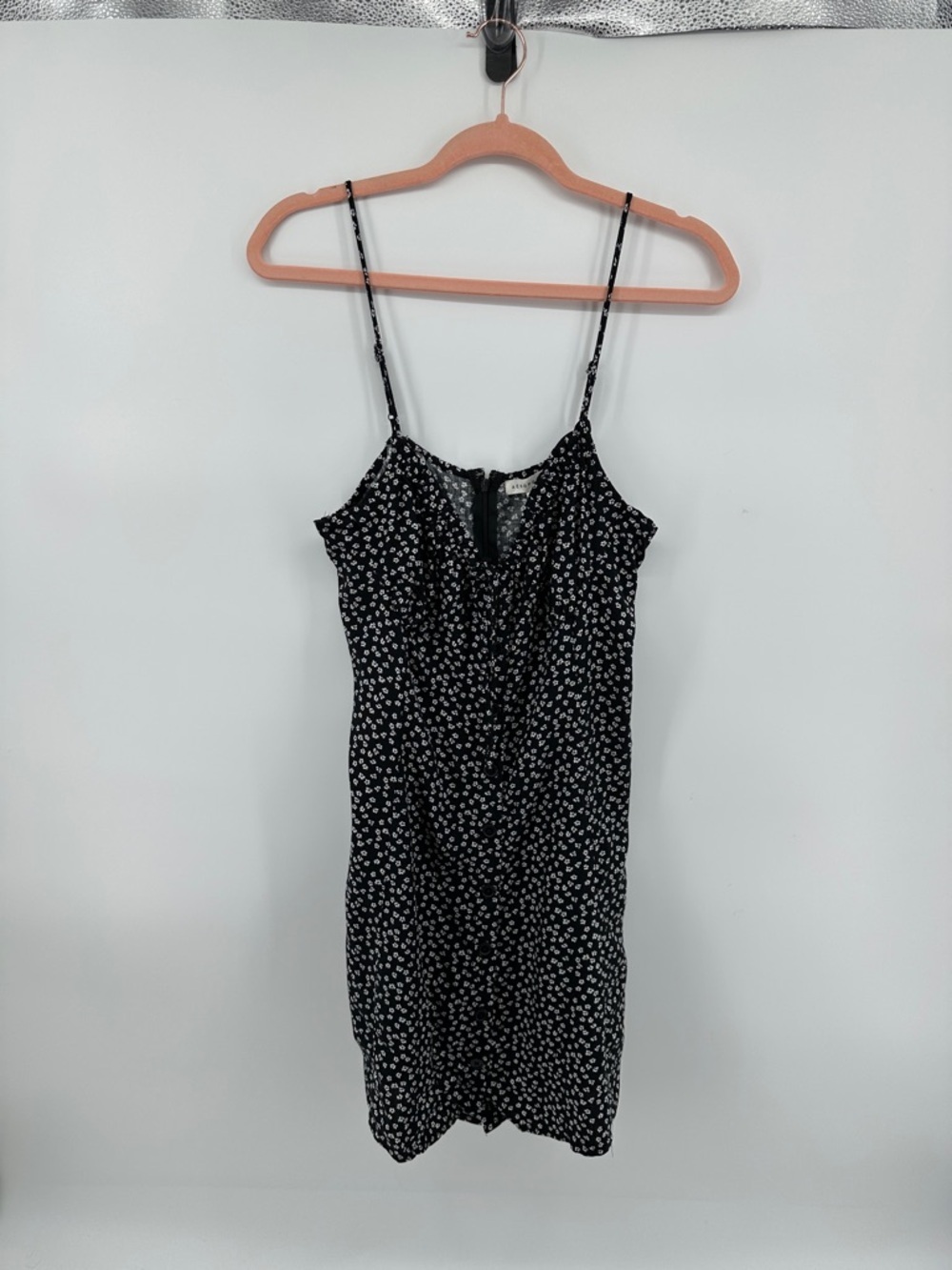 Aeropostale‎ VTG Y2K Grunge Whimsygoth Cottagecore French Girl Floral Dress SzL